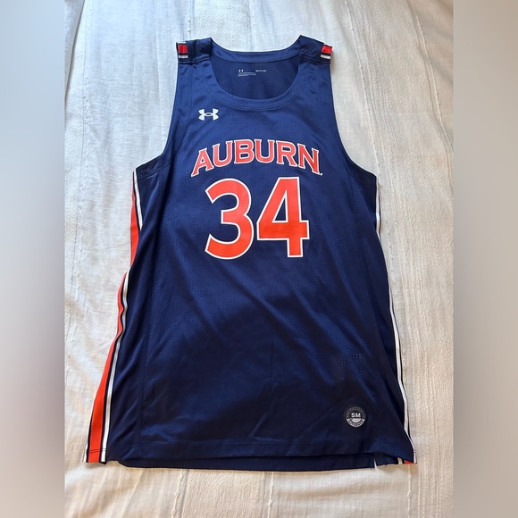Under Armour Auburn basketball jersey #34 - Picture 1 of 5